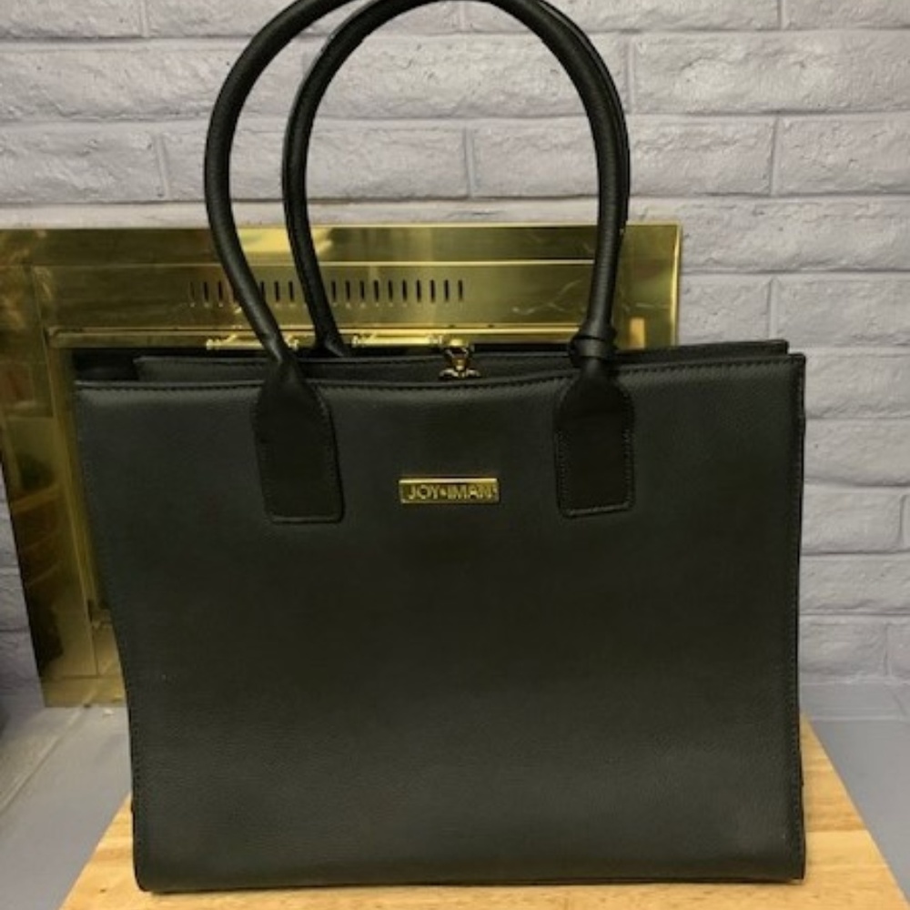 JOY & IMAN Black Hollywood Glamour Handbag